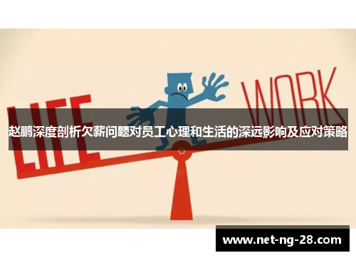 赵鹏深度剖析欠薪问题对员工心理和生活的深远影响及应对策略